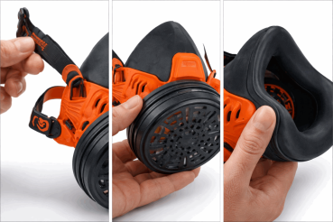 Preview: Atemschutz-Halbmaske Climax 761 inkl. A1 Filter